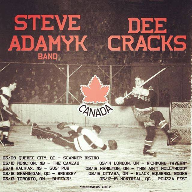 Steve Adamyk Band Canadian Tour Poster